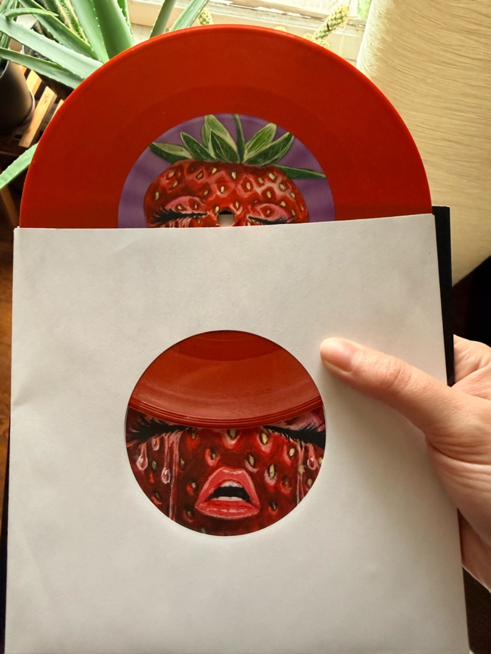 *rare* Jack Off Jill Strawberry Gashes 7” EP 1st Pressing Dark Red Only 300 Made
